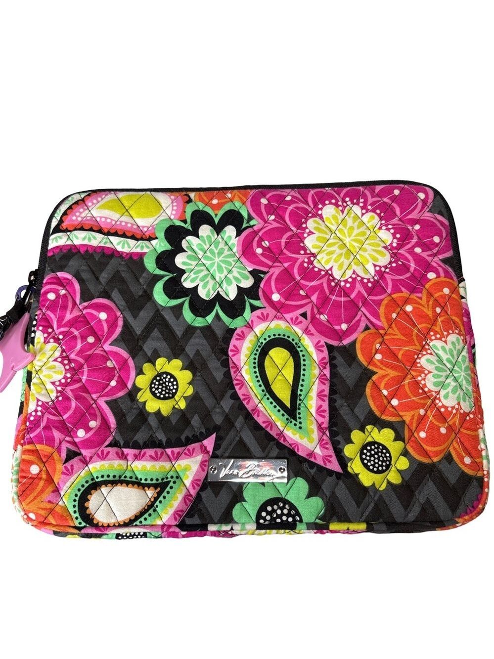 Vera Bradley Quilted Floral Tablet Sleeve - Pink, Yellow, Green